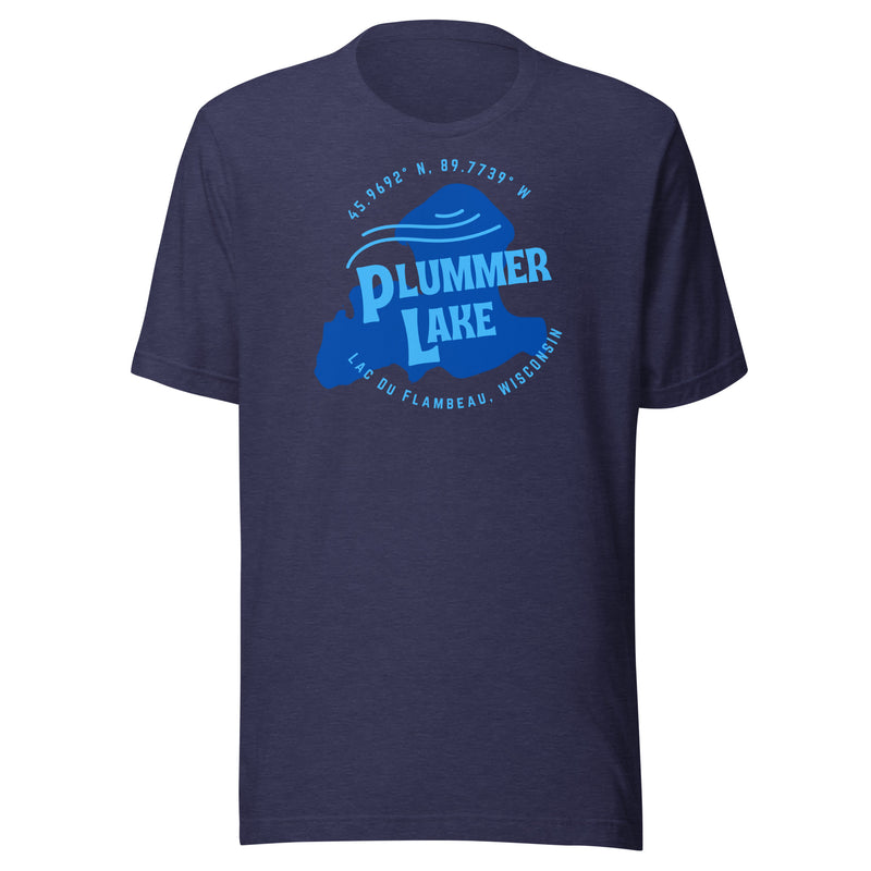 Plummer Lake Shape | Unisex T-Shirt | 6 Colors