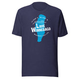 Winnebago Lake Shape | Unisex T-Shirt | 6 Colors