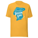 Pigeon Lake | Lake Shape | Unisex t-shirt | 6 Colors