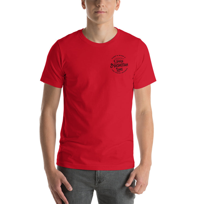 Upper Nashotah Lake Circle | Short-Sleeve Unisex T-Shirt | 6 Colors
