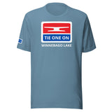 Winnebago Lake | Tie One On | Unisex t-shirt | 4 Color