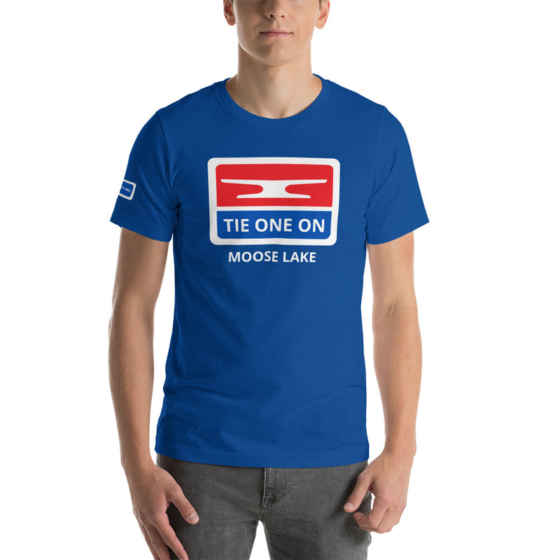 Tie One On | Moose Lake | Unisex T-Shirt | 4 Colors