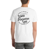 Lower Nashotah Lake Circle | Short-Sleeve Unisex T-Shirt | 6 Colors