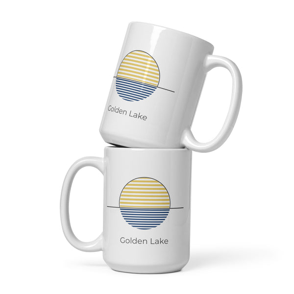 Golden Lake Sun Coffee Cup