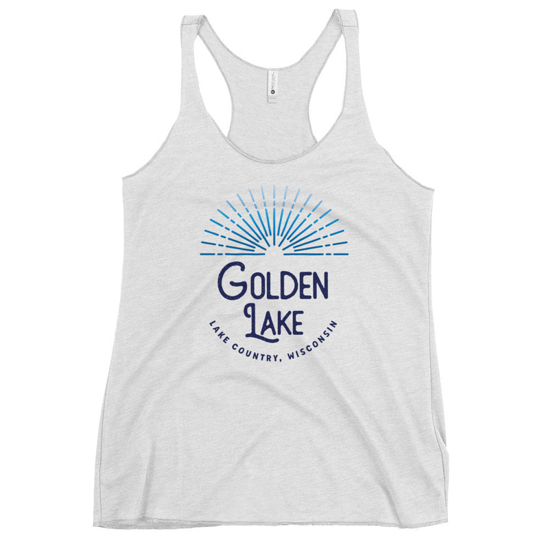 Golden Lake Sunburst | Women's Racerback Tank | 8 Colors