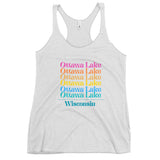 Ottawa Lake | Color Stacked | Women's Racerback Tank | 5 Colors