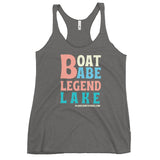 Legend Lake | Boat Babe | Women's Racerback Tank | 5 Colors