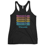 Shawano Lake | Color Stacked | Women's Racerback Tank | 5 Colors