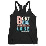 Winnebago Lake Boat Babe | Women's Racerback Tank | 5 Colors