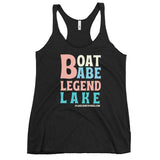 Legend Lake | Boat Babe | Women's Racerback Tank | 5 Colors
