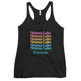 Ottawa Lake | Color Stacked | Women's Racerback Tank | 5 Colors