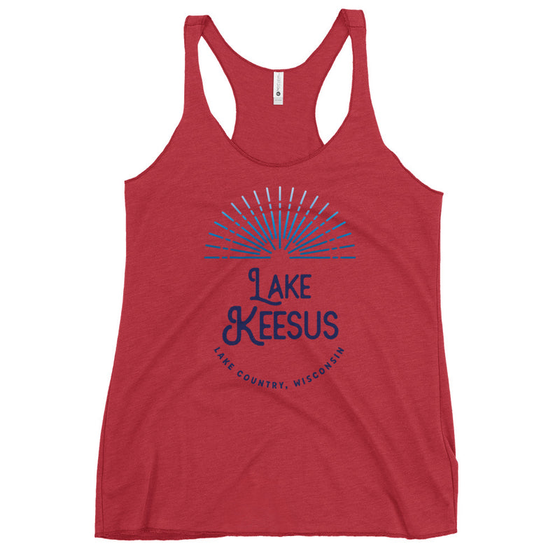 Lake Keesus Sunburst | Women's Racerback Tank | 8 Colors