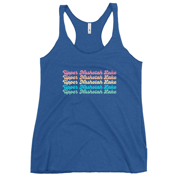 Upper Nashotah Stacked | Women's Racerback Tank | 4 Colors