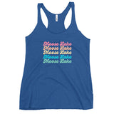 Moose Lake Stacked | Women's Racerback Tank | 4 Colors