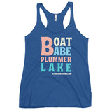 Plummer Lake | Boat Babe | Women's Racerback Tank | 5 Colors