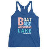 Winnebago Lake Boat Babe | Women's Racerback Tank | 5 Colors