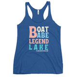 Legend Lake | Boat Babe | Women's Racerback Tank | 5 Colors