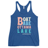 Ottawa Lake | Boat Babe | Women's Racerback Tank | 5 Colors