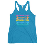 Shawano Lake | Color Stacked | Women's Racerback Tank | 5 Colors