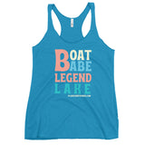 Legend Lake | Boat Babe | Women's Racerback Tank | 5 Colors