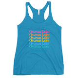 Ottawa Lake | Color Stacked | Women's Racerback Tank | 5 Colors