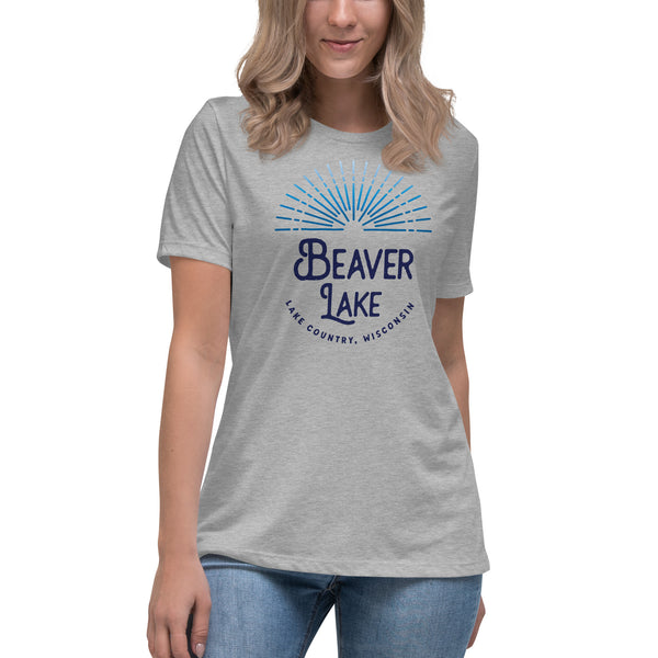 Beaver Lake Sunburst | Women's Relaxed T-Shirt | 6 Colors