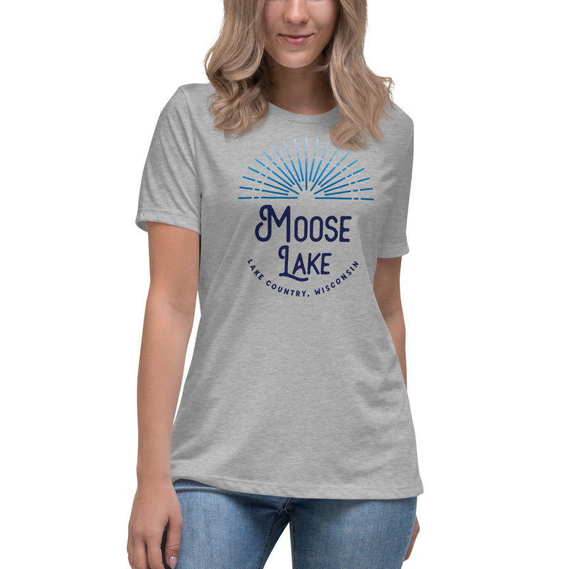 Moose Lake Sunburst | Women's Relaxed T-Shirt | 6 Colors