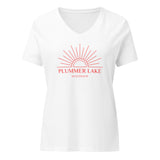 Plummer Lake | Boho Sun | Women’s Relaxed V-Neck T-Shirt | 4 Colors