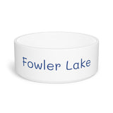 Fowler Lake Pet Bowl