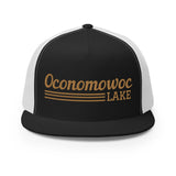 Oconomowoc Lake Line Design | Trucker Cap | 7 Colors