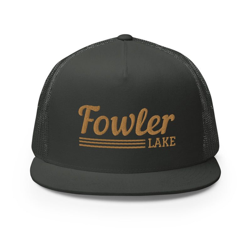 Fowler Lake Line Design | Trucker Cap | 7 Colors