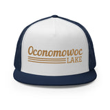 Oconomowoc Lake Line Design | Trucker Cap | 7 Colors