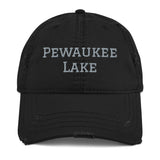 Pewaukee Lake | Embroidered Distressed Hat | 4 Colors
