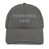 Pewaukee Lake | Embroidered Distressed Hat | 4 Colors