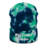 Big Cedar Lake | Embroidered Tie-Dye Beanie | 4 Colors