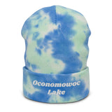 Oconomowoc Lake | Embroidered Tie-Dye Beanie | 4 Colors