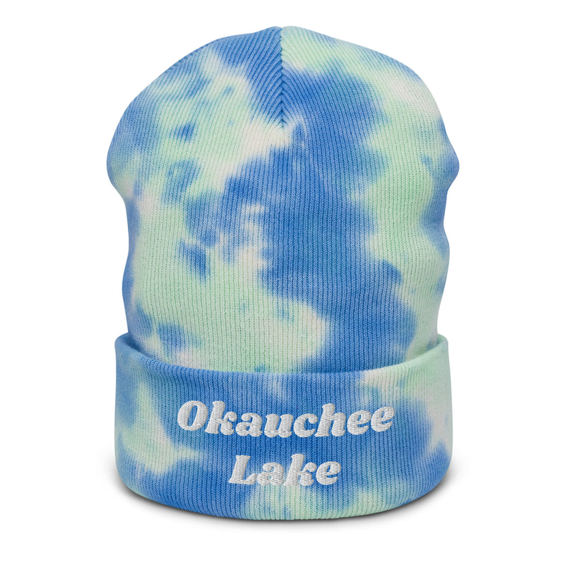 Okauchee Lake | Embroidered Tie-Dye Beanie | 4 Colors