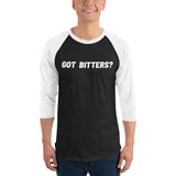 Got Bitters? 3/4 sleeve raglan shirt