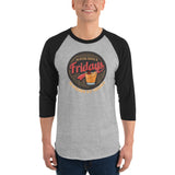 Friday Old Fashioned | 3/4 sleeve raglan shirt | 3 Colors