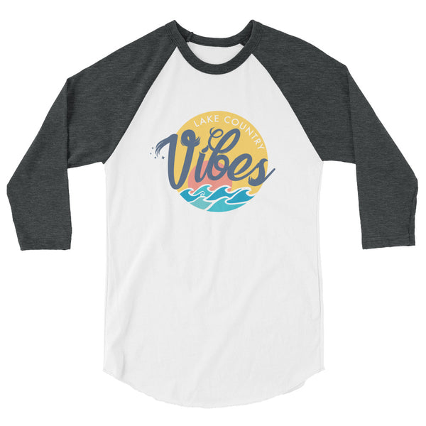 Lake Country Vibes | Unisex 3/4 sleeve raglan shirt | 3 Colors