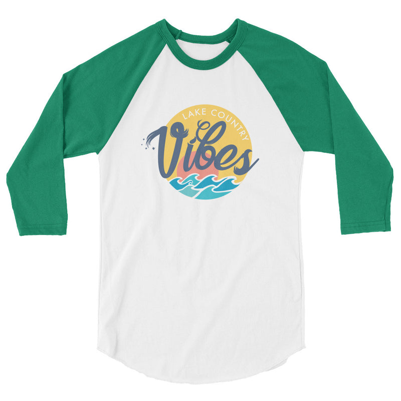 Lake Country Vibes | Unisex 3/4 sleeve raglan shirt | 3 Colors