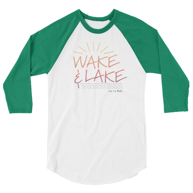 Lac La Belle | Wake & Lake | 3/4 sleeve raglan shirt | 4 Colors