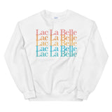 Lac La Belle Stacked | Unisex Sweatshirt | 7 Colors