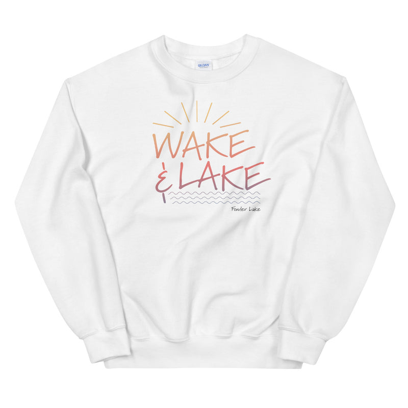 Fowler Lake | Wake & Lake | Unisex Sweatshirt | 1 Color