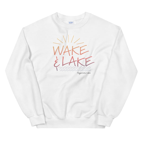 Nagawicka Lake | Wake & Lake | Unisex Sweatshirt | 1 Color