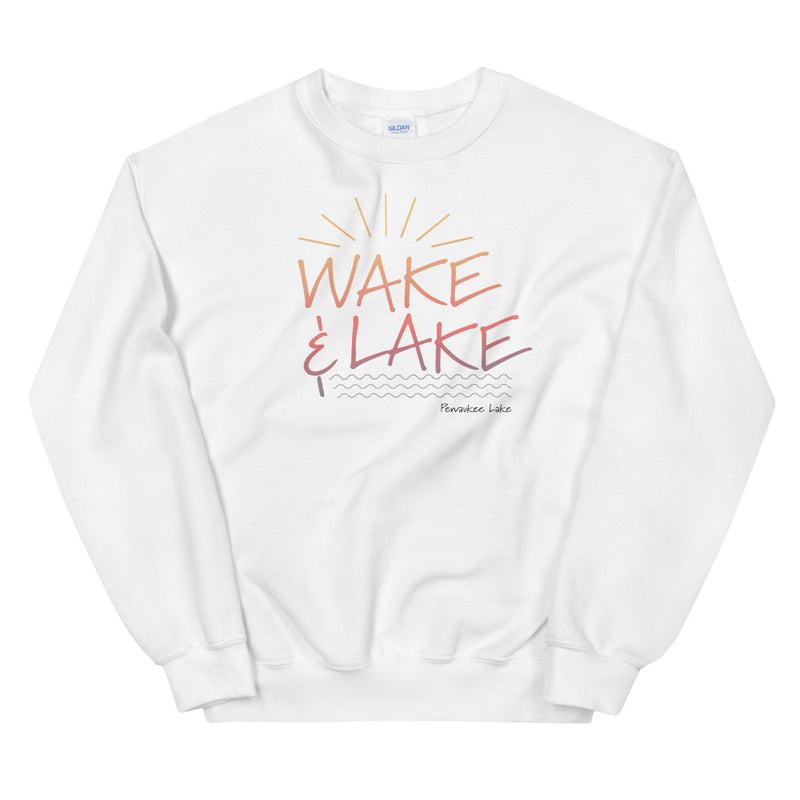 Pewaukee Lake | Wake & Lake | Unisex Sweatshirt | 1 Color