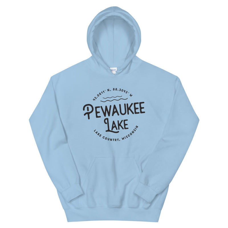 Pewaukee Lake Circle | Unisex Hoodie | 8 Colors
