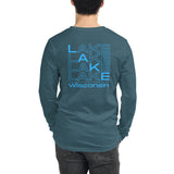 Fowler Lake Stacked Design | Unisex Long Sleeve Tee | 4 Colors