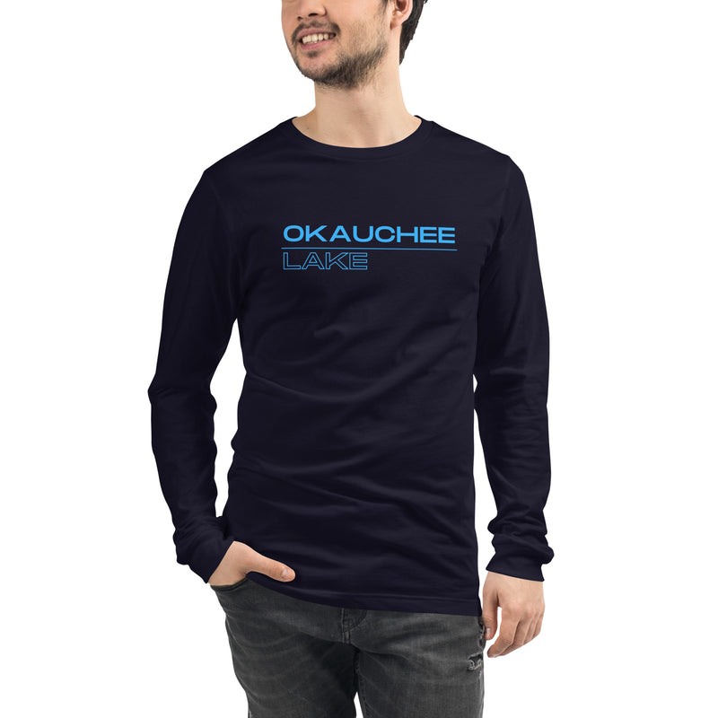 Okauchee Lake Stack Design | Unisex Long Sleeve Tee | 4 Colors