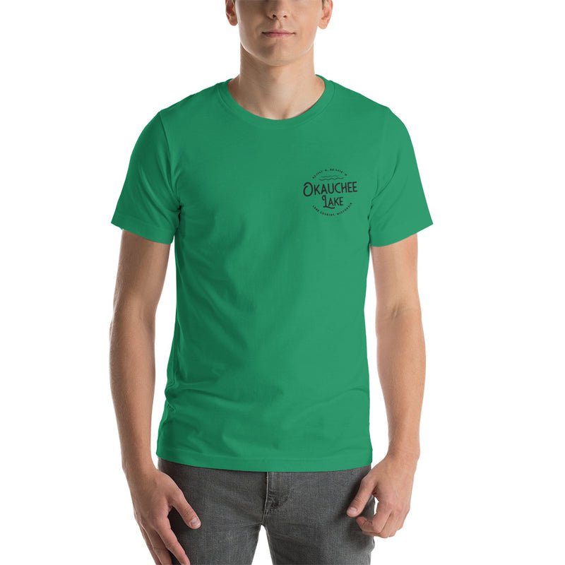 Okauchee Lake Circle | Short-Sleeve Unisex T-Shirt | 10 Colors